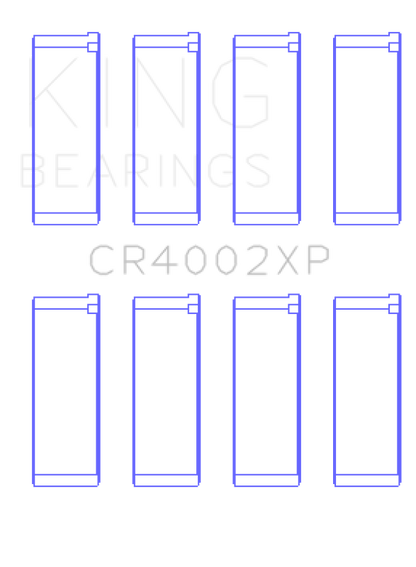 King Engine Bearings King Ford/Mazda DOHC 16 Valve/SOHC 16 Valve/SOHC 8 Valve Performance Rod Bearing Set - Size +.25mm