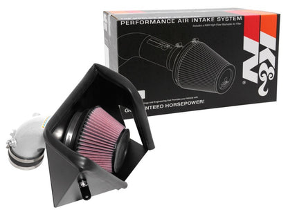K&N Engineering K&N 2018 Kia Stinger L4-2.0L F/I Silver Typhoon Short Ram Intake