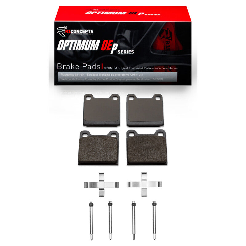 R1 Concepts R1 75-04 Volvo GLE Rear Optimum OE Pads & Hardware Kit