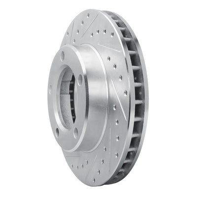 R1 Concepts R1 80-93 Dodge W100 Front Left Drilled & Slotted Silver Brake Rotor