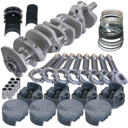 Eagle Chevy 454 4.250in Crank 6.385in I-Beam Rods -3cc Flat Top 4.310in Pistons Rotating Assembly