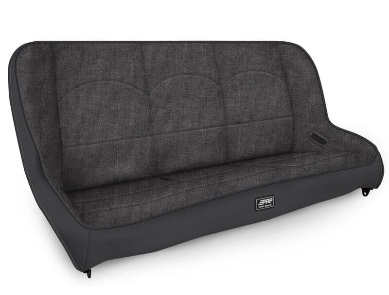 PRP Seats PRP Jeep JKU/JLU Low Back Rear Bench - Grey