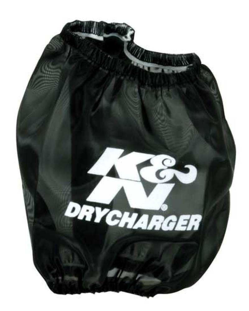 K&N Engineering K&N Drycharger Air Filter Wrap-Round Tapered Black 4.75in Base ID x 4.5in Top ID x 4.75in H