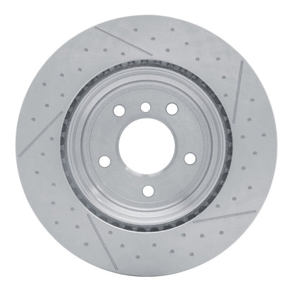 DFC 13-13 BMW 135IS Rear Brake Rotor - Dimpled and Slotted