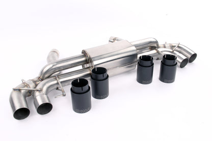 Dinan 18-23 BMW M5 (F90) Free Flow Axleback Exhaust System - Black Tips