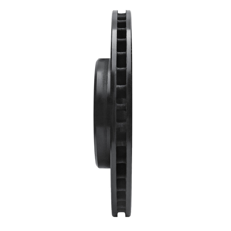 R1 Concepts R1 98-04 Volvo V70 Front Left Drilled & Slotted Black Brake Rotor