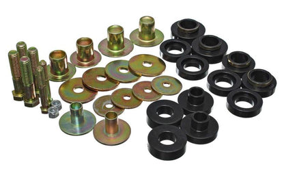 Energy Suspension Subframe Bushing Set - Black