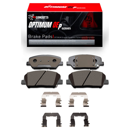 R1 Concepts R1 2010-2016 Hyundai Genesis Coupe Front R1 Optimum OE Pads & Hardware Kit