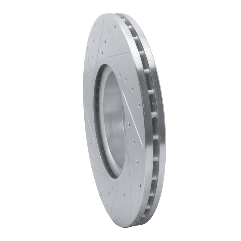 R1 Concepts R1 01-03 Volkswagen EuroVan Front Right Drilled & Slotted Silver Brake Rotor