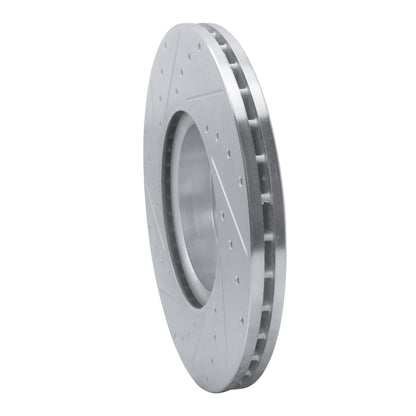 R1 Concepts R1 01-03 Volkswagen EuroVan Front Right Drilled & Slotted Silver Brake Rotor
