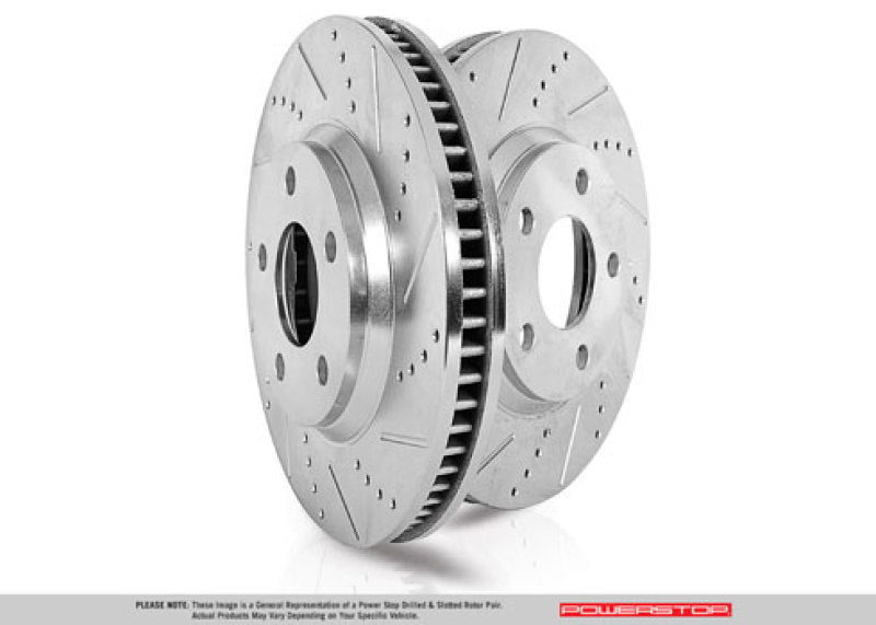 PowerStop Power Stop 20-21 Chevrolet Corvette Front Evolution Drilled & Slotted Rotor - Pair