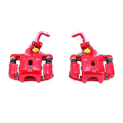 PowerStop Power Stop 01-05 Hyundai Elantra Rear Red Calipers w/Brackets - Pair