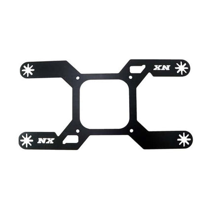 Nitrous Express Carb Plate Solenoid Bracket for Dominator (4 Solenoid)