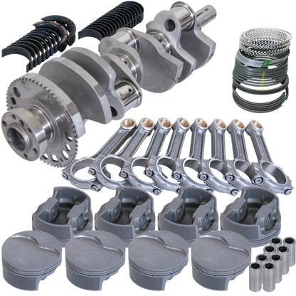 Eagle Chevy LS7 4.000in Crank 58 Tth Rlctor 6.125in I-Beam Rods 4.125in Pistons Rotating Assembly