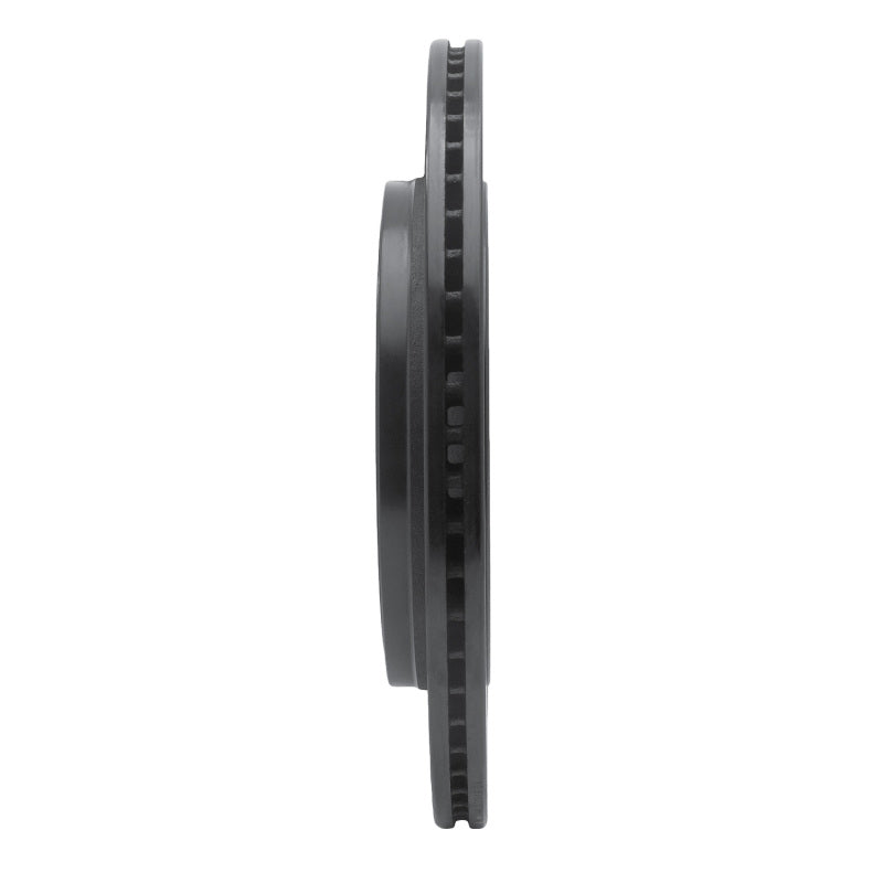 R1 Concepts R1 15-17 Ford F-150 RWD Rear Right Drilled & Slotted Black Brake Rotor