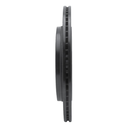 R1 Concepts R1 15-17 Ford F-150 RWD Rear Right Drilled & Slotted Black Brake Rotor