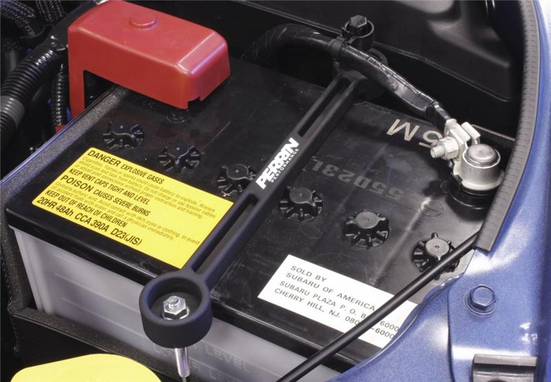 Perrin Performance PERRIN 02-26 Subaru Impreza/WRX/STI & 13-26 Crosstrek/BRZ/FR-S/GR86/GR86 Battery Tie Down - Black