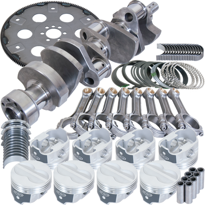 Eagle Chevy 350 1Pc 3.750in Crank 5.700in I-Beam Rods -10cc 4.030in Pistons Balanced Assembly