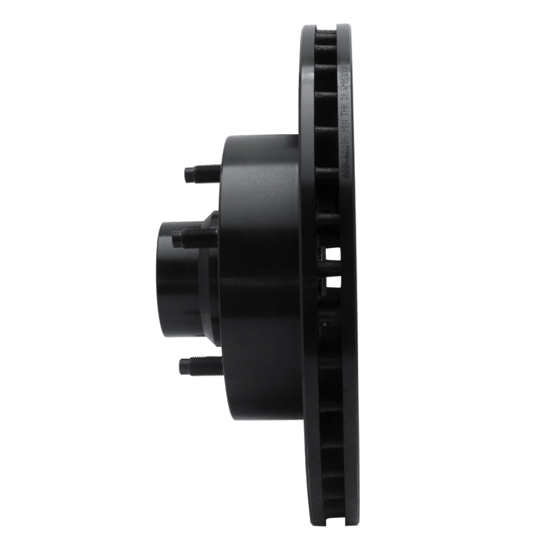 R1 Concepts R1 03-03 Dodge Ram 1500 Van Front Left Drilled & Slotted Black Brake Rotor
