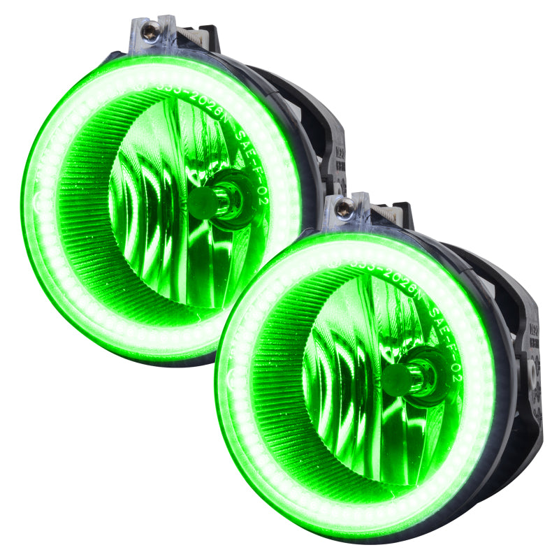 ORACLE Lighting Oracle 07-10 Jeep Patriot LED Fog Light Halo Kit - Green