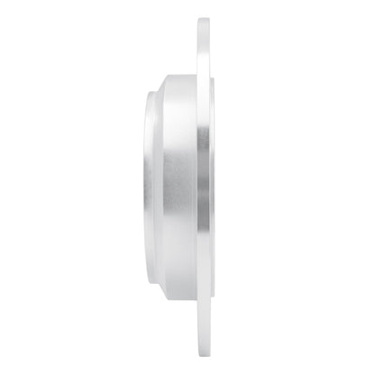 R1 Concepts R1 16-25 Honda Ridgeline Rear Right Drilled & Slotted Silver Brake Rotor