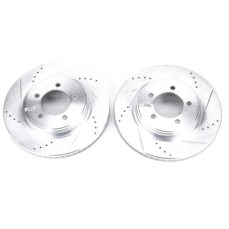 PowerStop Power Stop 06-10 Ford Explorer Front Evolution Drilled & Slotted Rotors - Pair