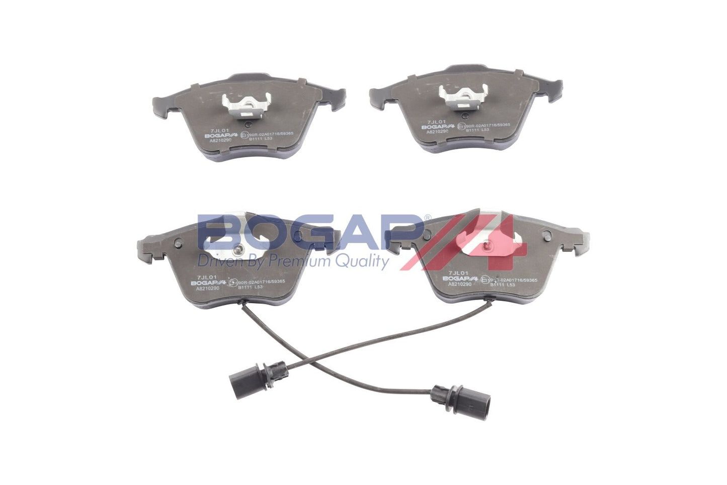 BOGAP A8210290 Brake Pad Set, Disc Brake