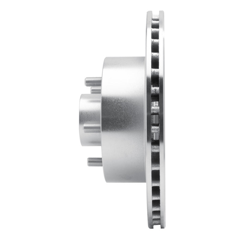 R1 Concepts R1 1987-1990 Dodge Dakota RWD Front Left Drilled & Slotted Silver Brake Rotor