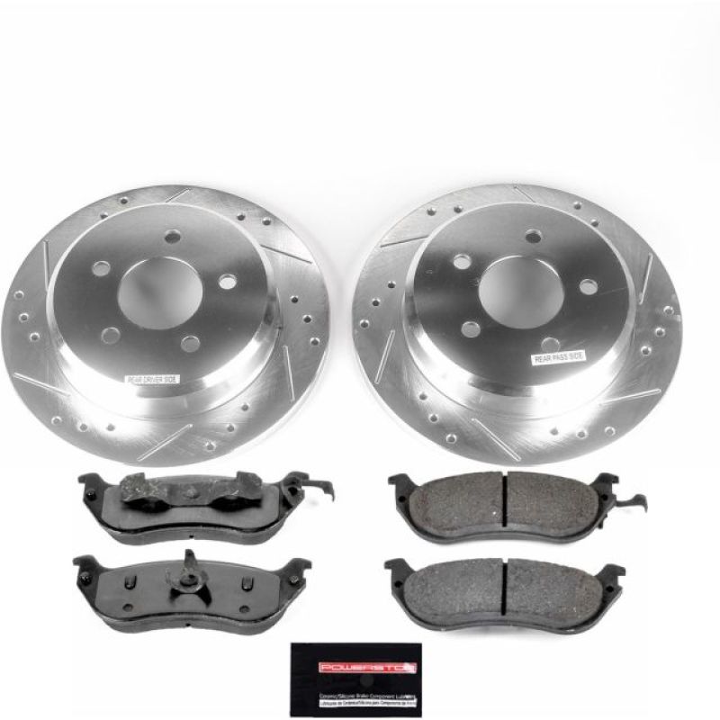PowerStop Power Stop 96-02 Ford Crown Victoria Rear Z36 Truck & Tow Brake Kit