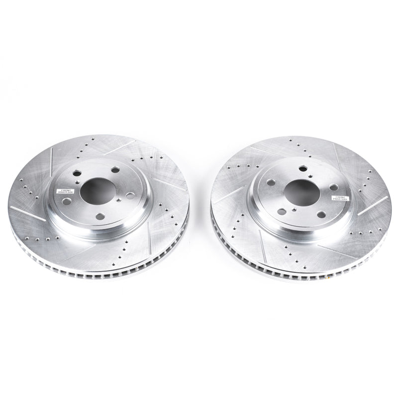PowerStop Power Stop 01-06 Lexus LS430 Front Evolution Drilled & Slotted Rotors - Pair