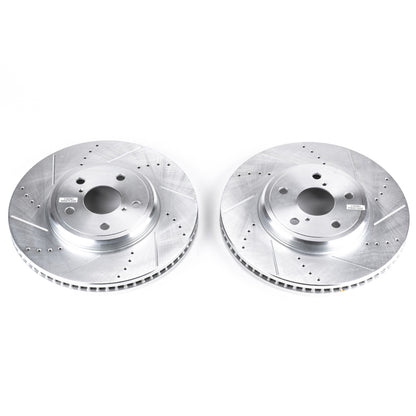 PowerStop Power Stop 01-06 Lexus LS430 Front Evolution Drilled & Slotted Rotors - Pair