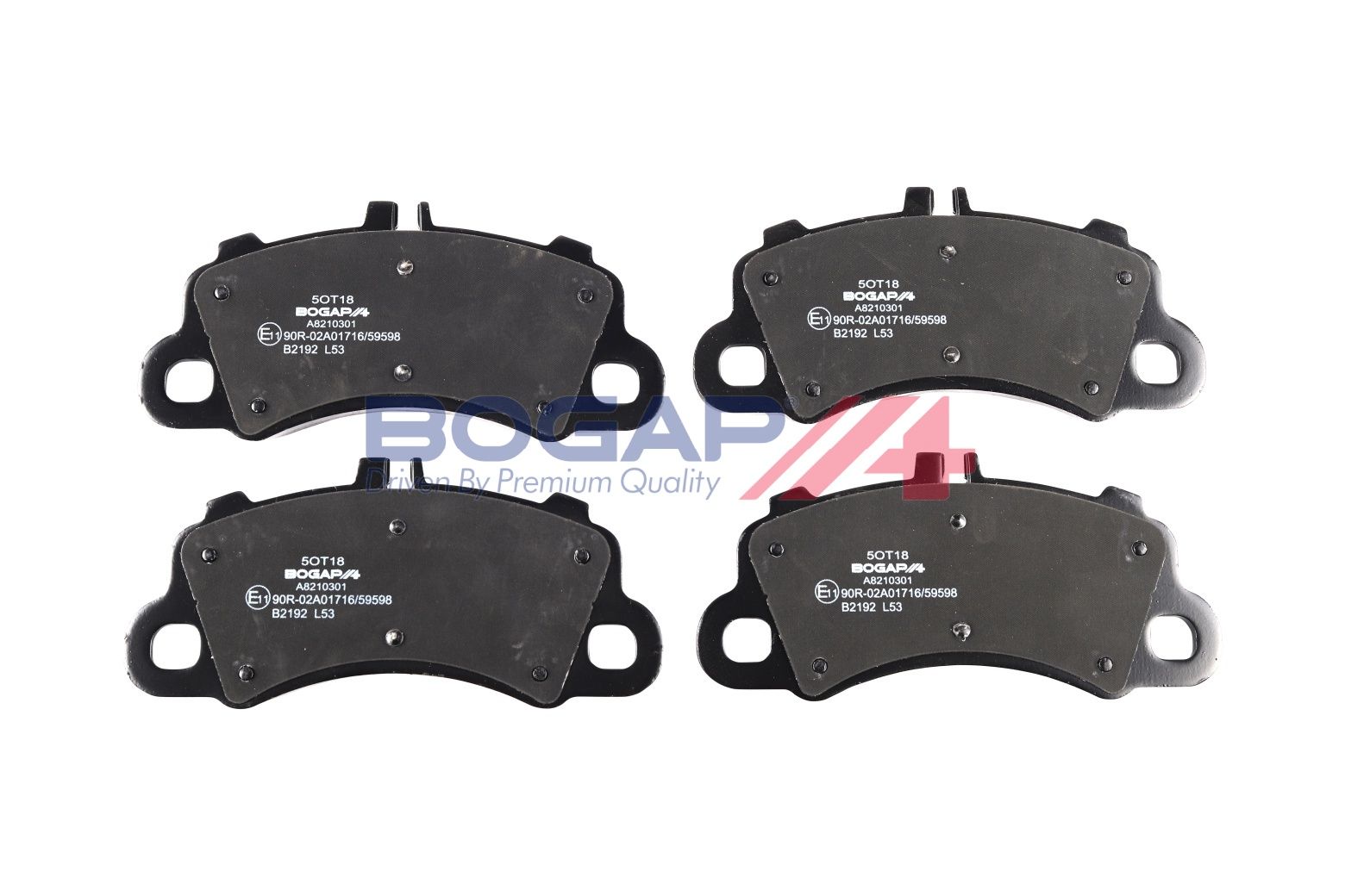 BOGAP A8210301 Brake Pad Set, Disc Brake