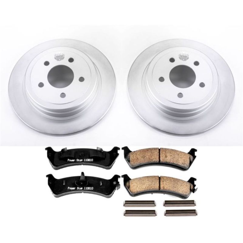 PowerStop Power Stop 2003 Ford Explorer Sport Rear Z17 Evolution Geomet Coated Brake Kit