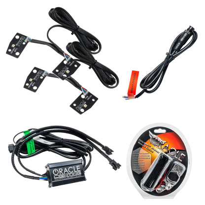 ORACLE Lighting Oracle 2021 Ford Bronco DRL Upgrade w/ Halo Kit - ColorSHIFT w/ RF Controller