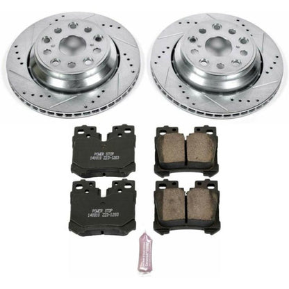 PowerStop Power Stop 07-09 Lexus LS460 Rear Z23 Evolution Sport Brake Kit