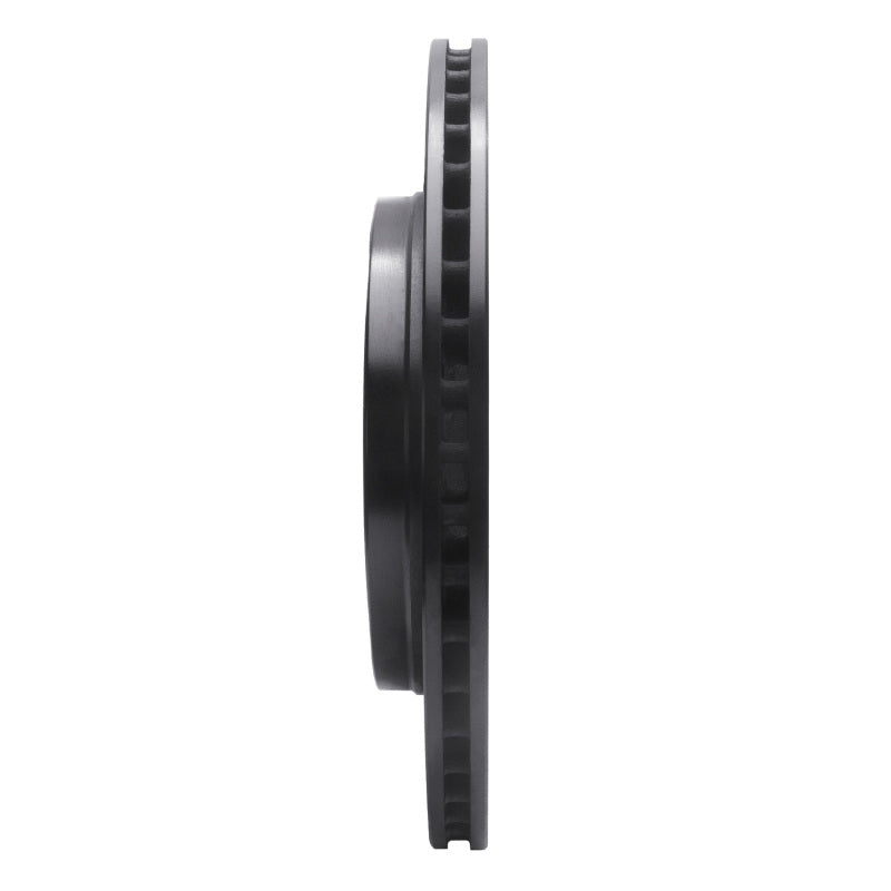 R1 Concepts R1 08-14 Cadillac CTS Rear Right Drilled & Slotted Black Brake Rotor