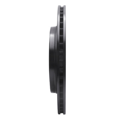 R1 Concepts R1 08-14 Cadillac CTS Rear Right Drilled & Slotted Black Brake Rotor