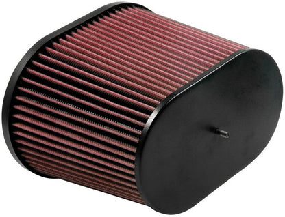 K&N Engineering K&N Universal Air Filter - Oval Straight - 3.688in Flange ID x 10.25in Base O/S Length x 7.875in H