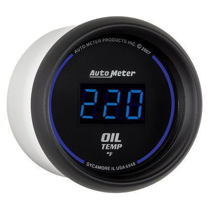 Autometer Cobalt Digital 52.4mm 0-340 deg F Oil Temperature Gauge