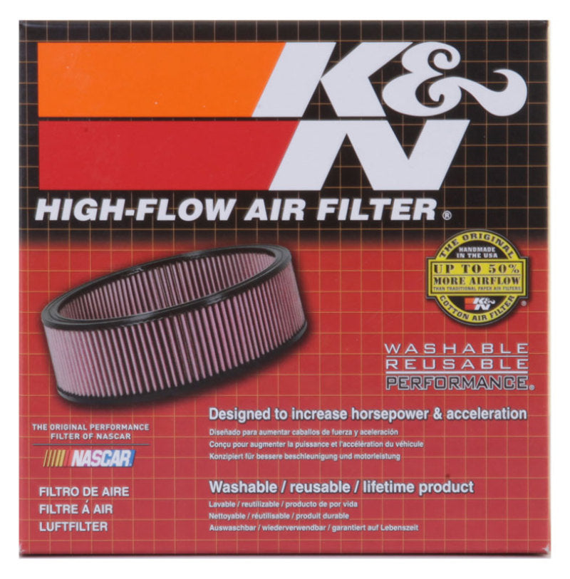 K&N Engineering K&N Custom Round Racing Assembly Red 5.875in OD x 2.406in ID x 1.75in Height