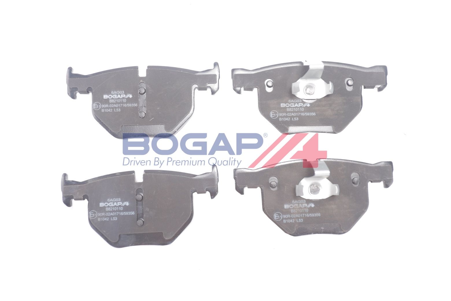 BOGAP B8210110 Brake Pad Set, Disc Brake