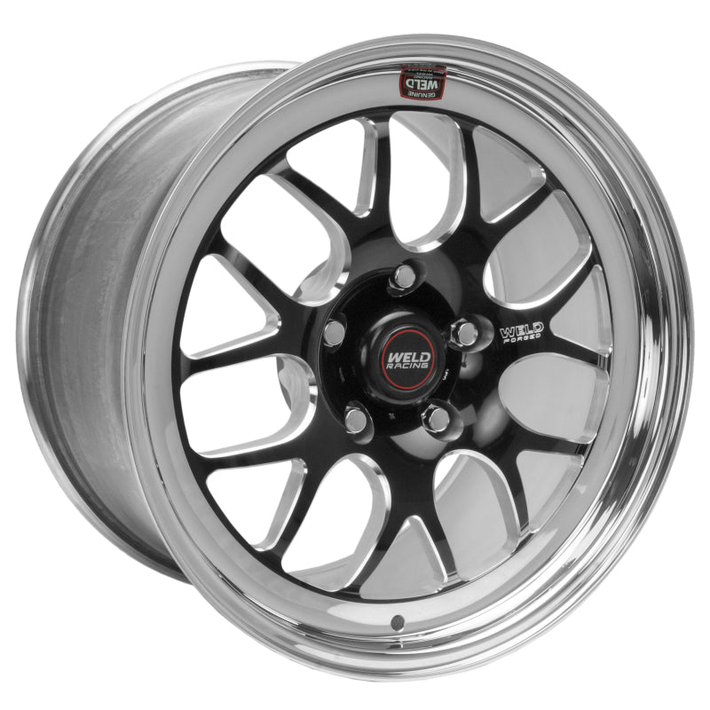 Weld S77 17X10.5 / 5X120mm BP / 6.7in Backspace Black Wheel (High Pad) - Non-Beadlock