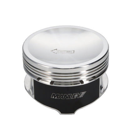 Manley Performance Manley Ford 4.6L/5.4L Stroker 3.572in Bore - 3.750in Stroke - Platinum 18cc Dish Piston Set