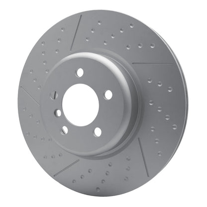 DFC 13-20 BMW 440I Coupe Front GeoSPEC Coated Rotor - Dimpled and Slotted