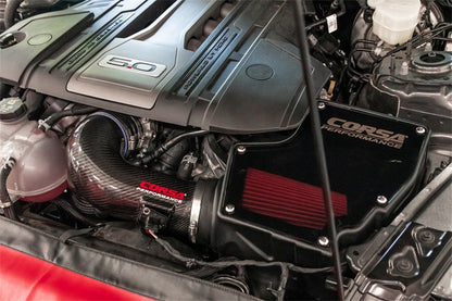 CORSA Performance Corsa 2018-2023 Ford Mustang GT 5.0L V8 Carbon Fiber Air Intake w/ DryTech Filter