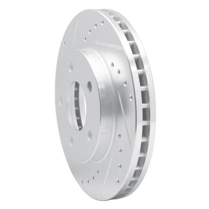 R1 Concepts R1 01-07 Buick Rendezvous Front Left Drilled & Slotted Silver Brake Rotor