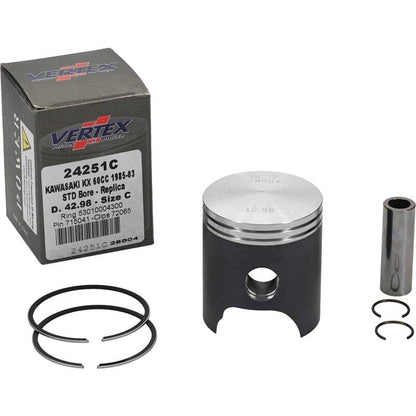 Vertex Pistons Vertex Piston 83-03 Kawasaki KX 60 60cc Cast Replica Piston Kit