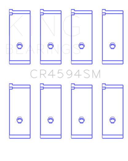 King Engine Bearings Suzuki M16A (Size +0.50mm) Connecting Rod Bearing Set