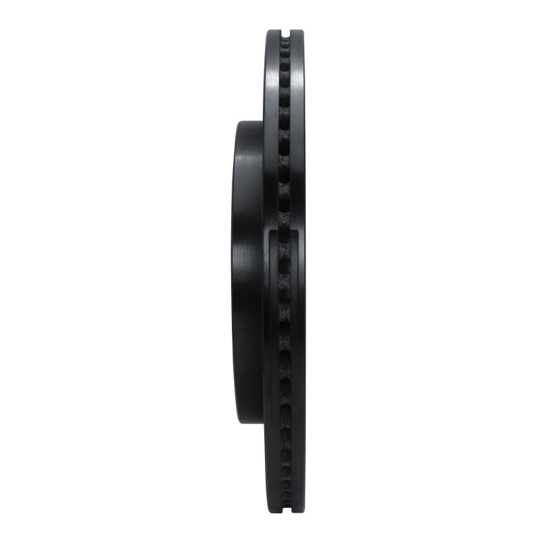 R1 Concepts R1 18-21 Ford F-150 4WD Rear Left Drilled & Slotted Black Brake Rotor