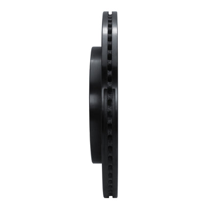 R1 Concepts R1 18-21 Ford F-150 4WD Rear Left Drilled & Slotted Black Brake Rotor
